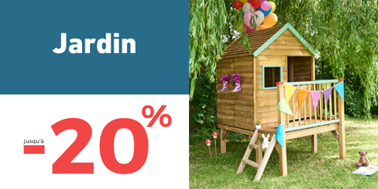 Jardin : jusqu'à -20%